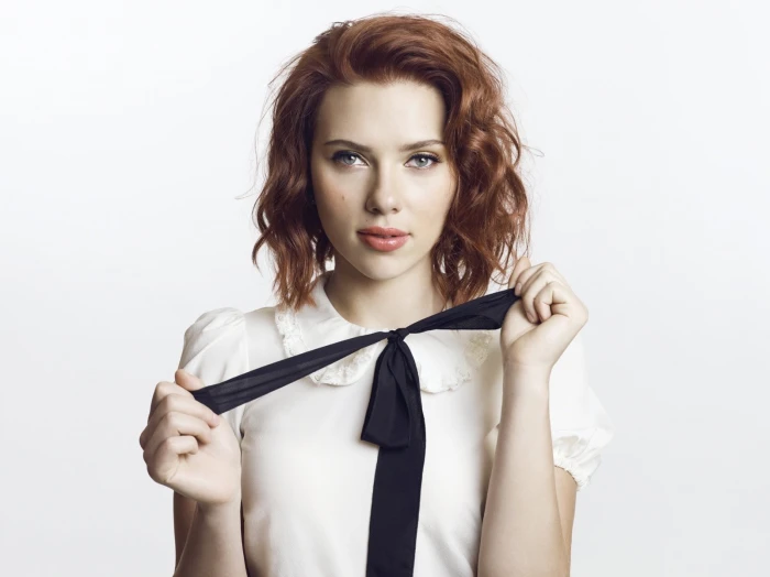 Scarlett Johansson women actress studio shot portrait young adult 88