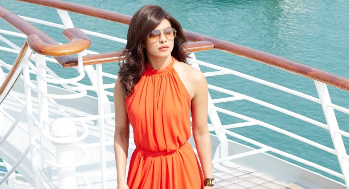 Priyanka Dil Dhadakne Do women's orange dress Female Celebrities 2k