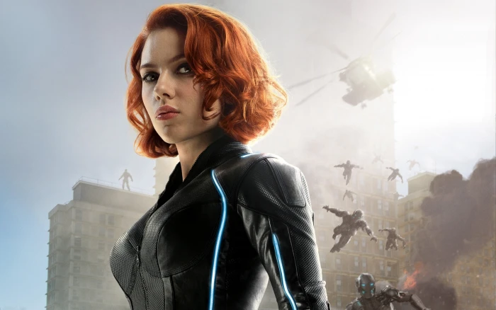 Scarlet Johansson as Blackwidow women Scarlett redhead 2k