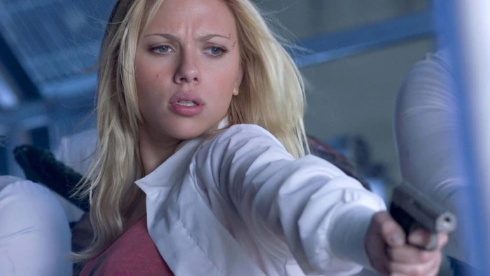 Scarlett Johansson The Island women actress portrait blond hair