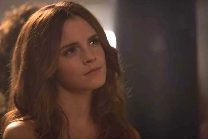 women Emma Watson actress brown eyes brunette headshot 2k