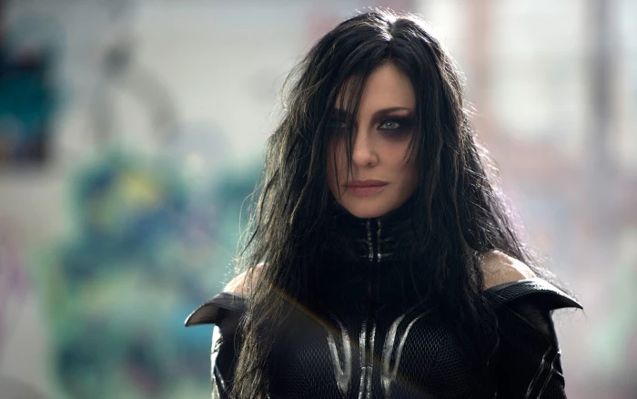 women's black top Cate Blanchett Hela Thor Ragnarok