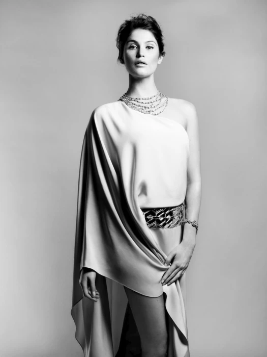 women's dress Gemma Arterton monochrome actress celebrity