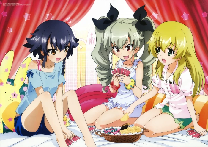 Girls und Panzer High school girls indoors representation 2k 4k 5k 8k