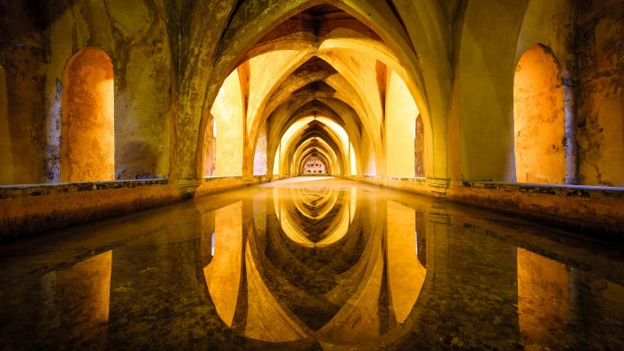 Alcazar Baths in Sevilla