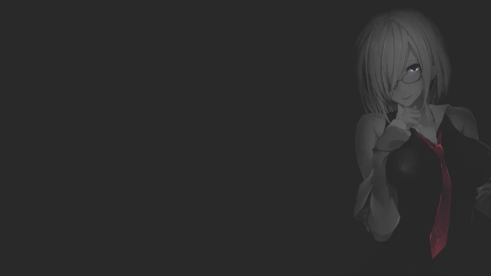 anime girls illustration night dark background selective coloring 2k