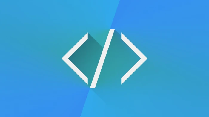 programming end bracket code HTML blue simplicity sign symbol 2k