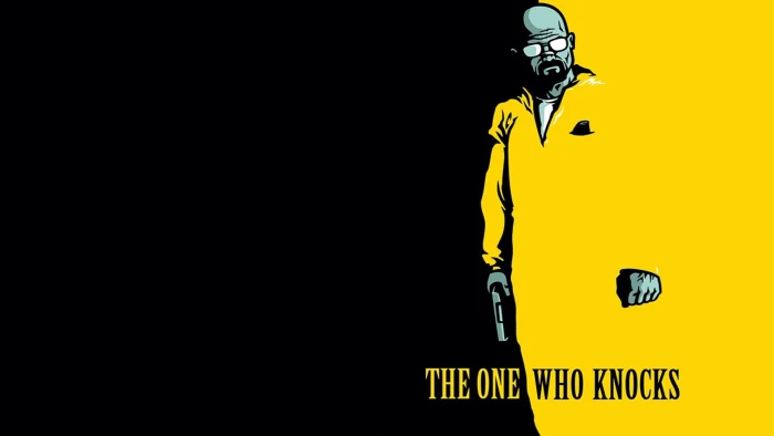Breaking Bad yellow sign copy space communication studio shot 2k