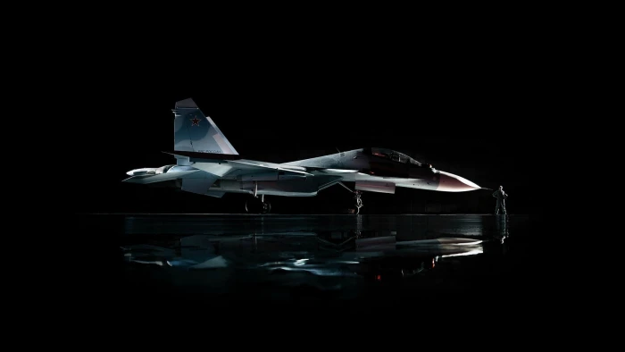 white jet fighter military aircraft Sukhoi sukhoi Su 30 2k