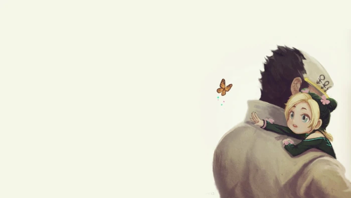 Anime Jojo's Bizarre Adventure Jolyne Cujoh Jotaro Kujo 2k