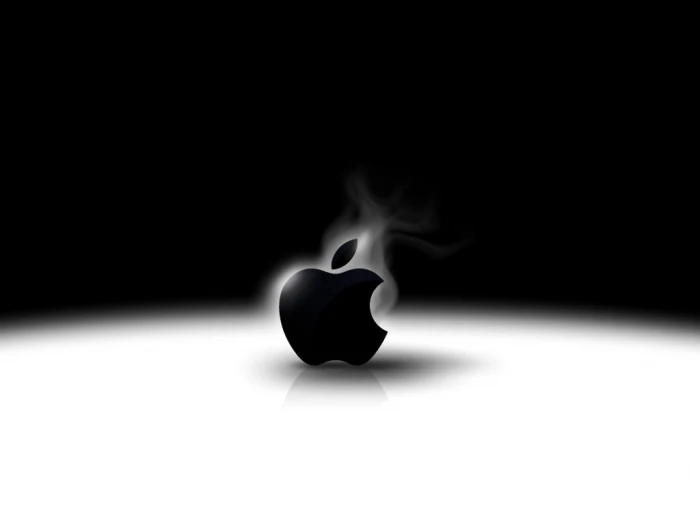 Apple logo Inc monochrome minimalism indoors heat temperature