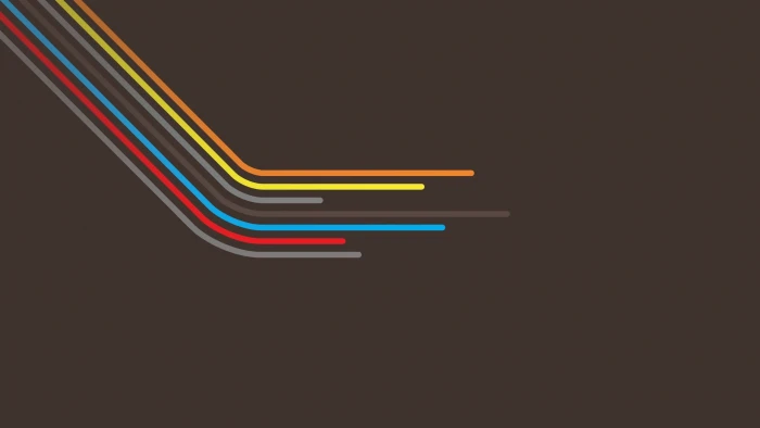 multicolored wallpaper abstract simple minimalism lines brown background 2k