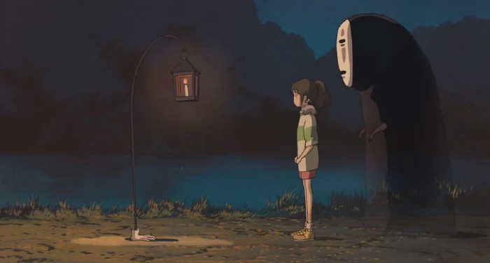 Spirited Away anime illustration Studio Ghibli Hayao Miyazaki