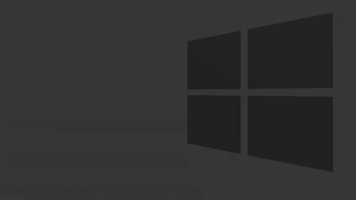 Windows logo Microsoft 8 dark gray monochrome 2k