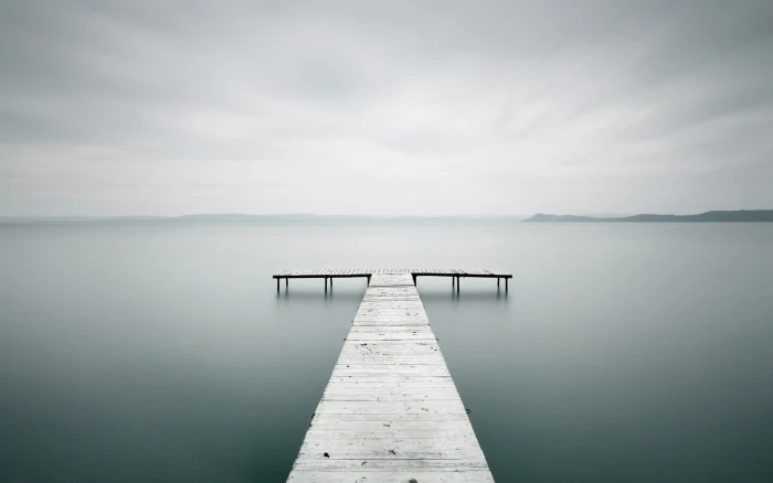 brown wooden dock during daytime in nature photography landscape 2k