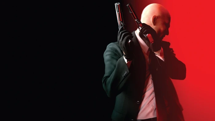 Hitman digital wallpaper video games Absolution red 2k