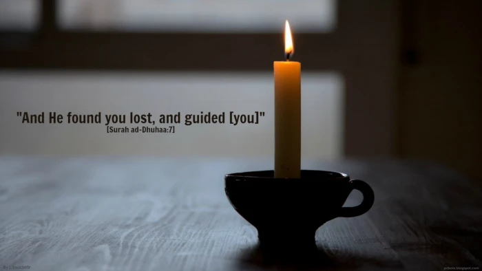 Islam Muslim religion burning fire candle flame indoors 2k