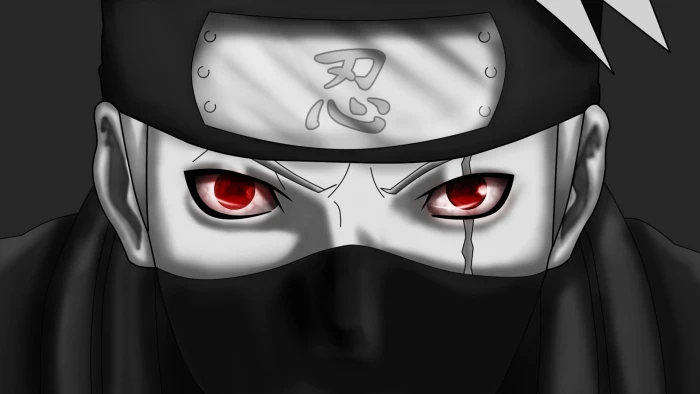 Naruto character illustration Hatake Kakashi Shippuuden 2k