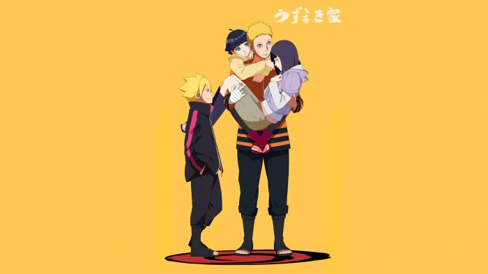 Naruto Hinata Boruto and Hanabi digital wallpaper Anime Uzumaki 2k