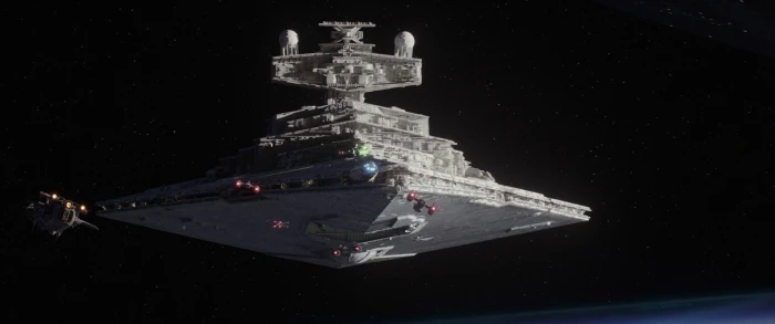 Star Wars Destroyer Rogue One A Story spaceship 2k