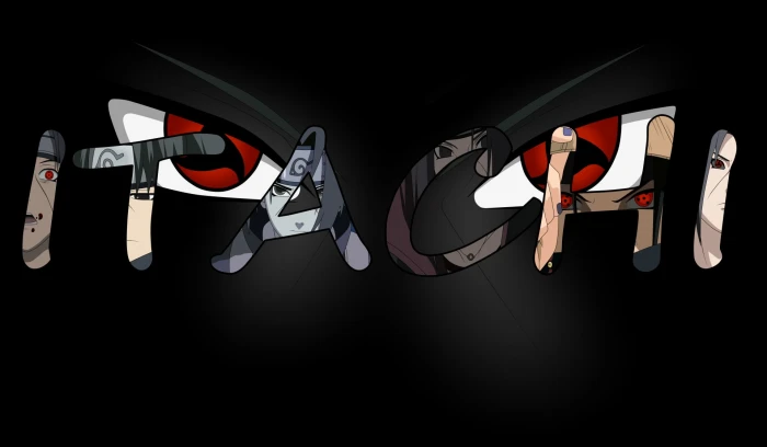 Uchiha Itachi vector art Anime Naruto Sasuke 2k