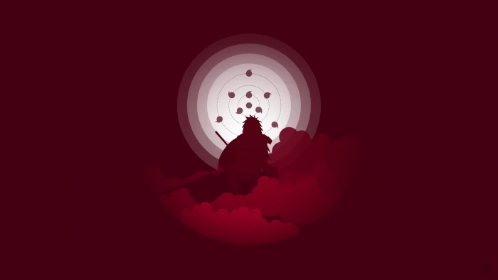 Uchiha Madara Naruto Shippuuden Minimal Art men red real people 2k 4k