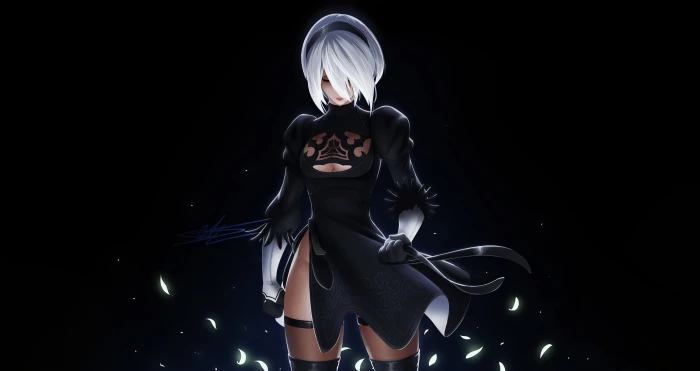 anime girls fantasy girl Nier Automata 2k