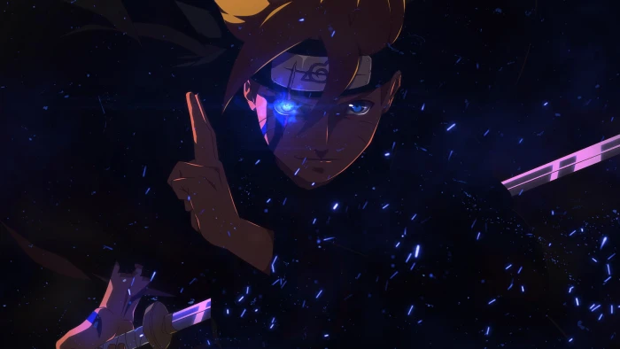 Anime Boruto Blue Uzumaki Sword 2k