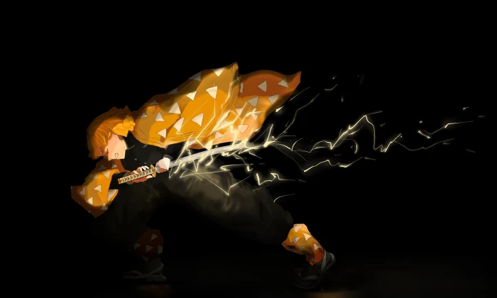 Anime Demon Slayer Kimetsu no Yaiba Zenitsu Agatsuma 2k