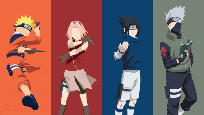 Anime Naruto Kakashi Hatake Naruko Uzumaki Sakura Haruno 2k