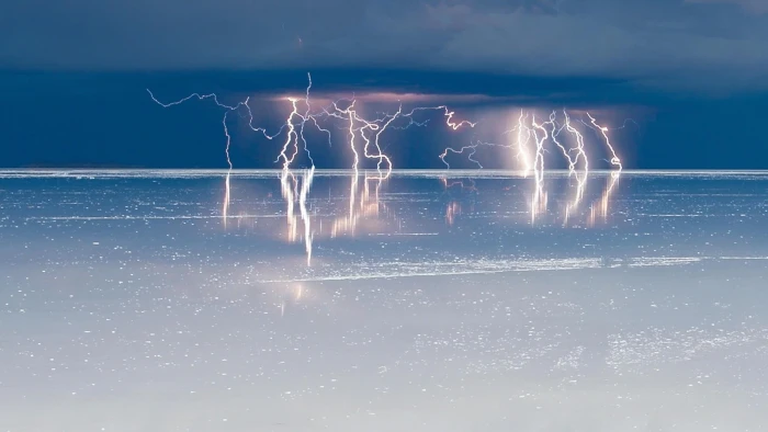 bolivia lightning salt flat uyuni storm salar 2k