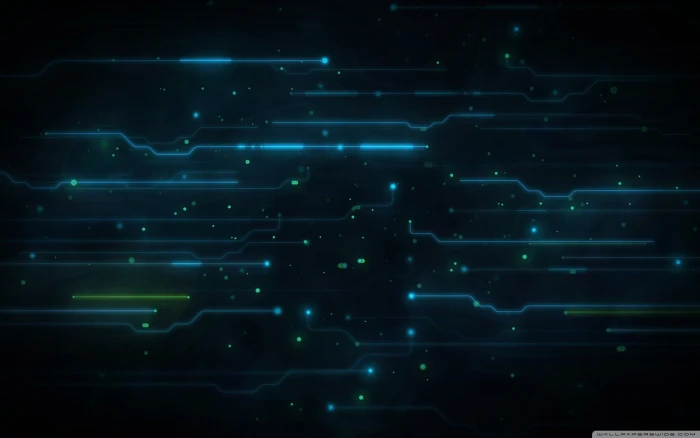 flat screen monitor abstract digital art blue dark Tron Legacy 2k