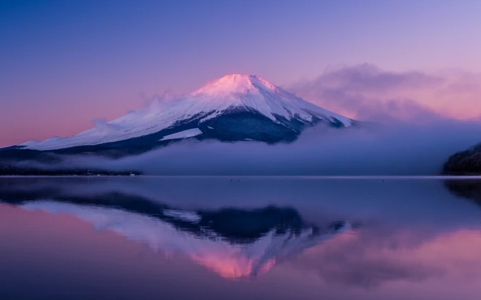 Mount Fuji Honshu Island HD Scenery Wallpaper mountain 2k