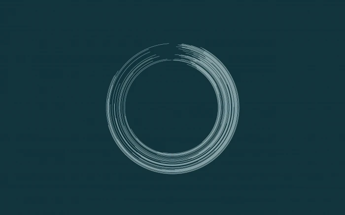 round white logo minimalism ens circle simple background 2k