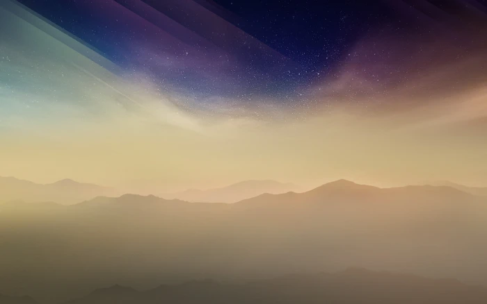 Mountains Foggy HD 2k