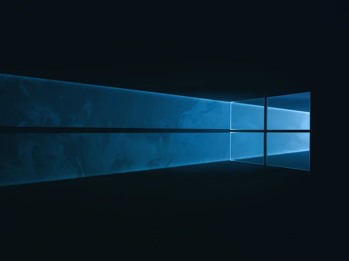 Windows 10 abstract GMUNK blue indoors copy space reflection 2k