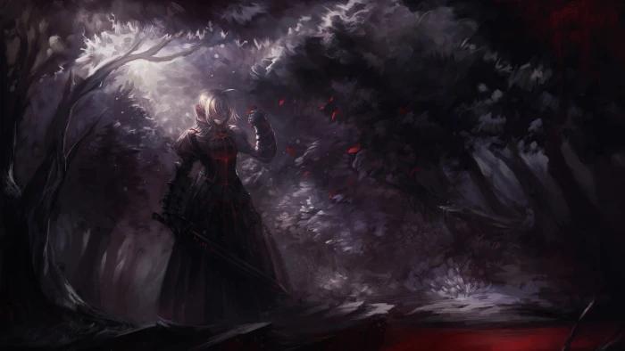 Sabre illustration anime girls Fate Series Saber Alter 2k