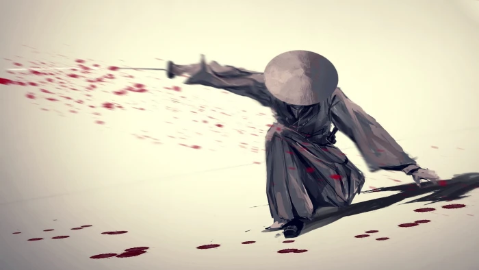 samurai wearing hat and suit wallpaper one person real people 2k