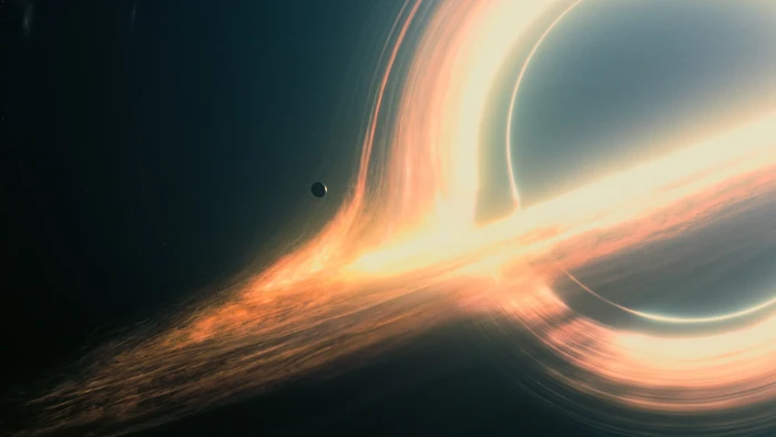 space Interstellar movie planet black holes Gargantua 2k