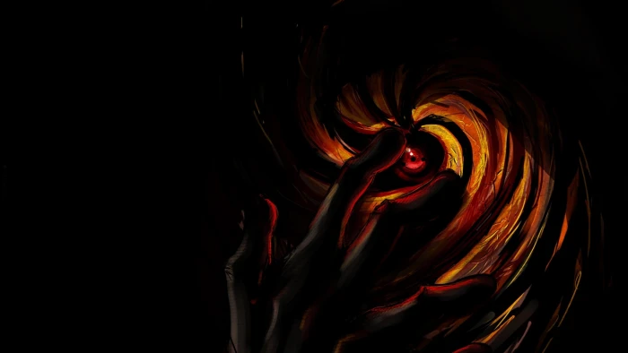 Uchiha Obito digital wallpaper Naruto Shippuuden mask Sharingan 2k