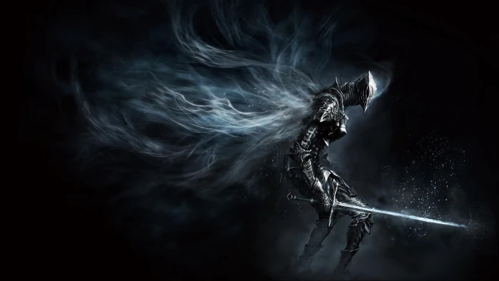 warrior holding sword digital wallpaper Dark Souls III 2k