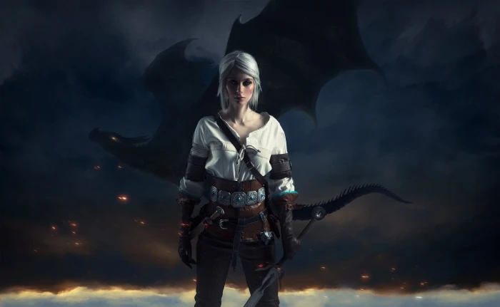 Women Cosplay Ciri The Witcher 3 Wild Hunt 2k