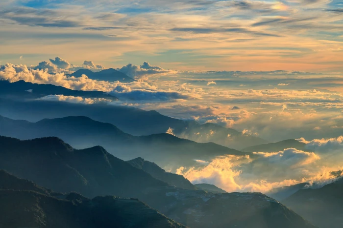 aerial view photo of mountains hehuanshan IMG