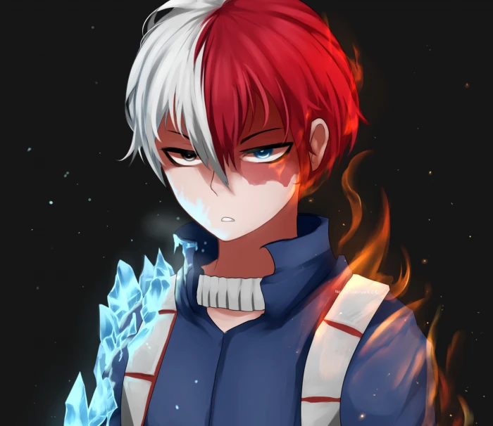 Anime My Hero Academia Shoto Todoroki 2k