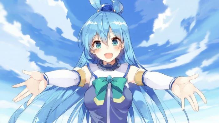 Aqua from Konosuba Kono Subarashii Sekai ni Shukufuku wo KonoSuba 2k