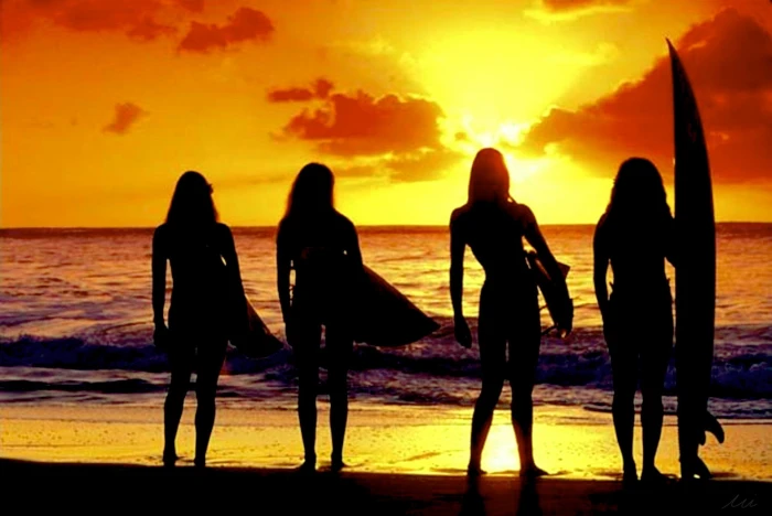 beach california girls socal sunset surf 2k