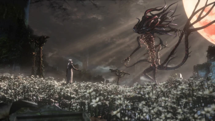 Bloodborne Play Station video games screen shot plant nature 2k