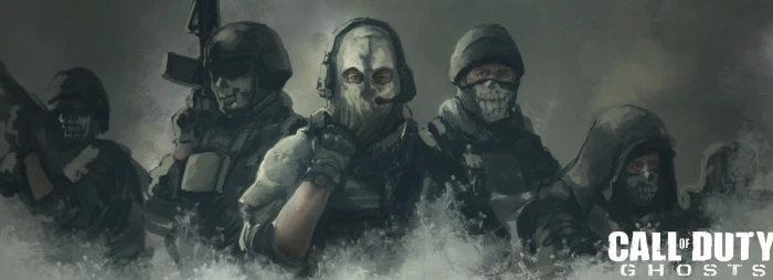 Call of Duty Ghosts digital wallpaper video games artwork 2k