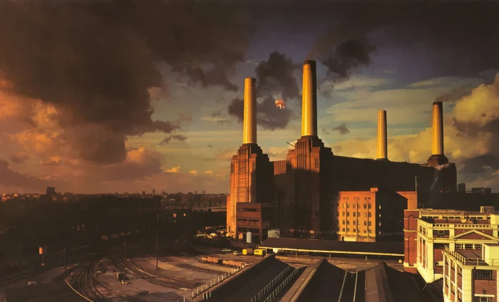 brown concrete building Pink Floyd exterior built structure 2k