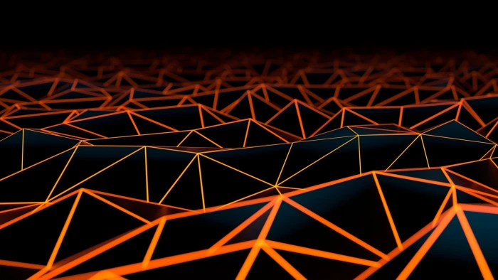 abstract lines low poly material style geometry digital art 2k